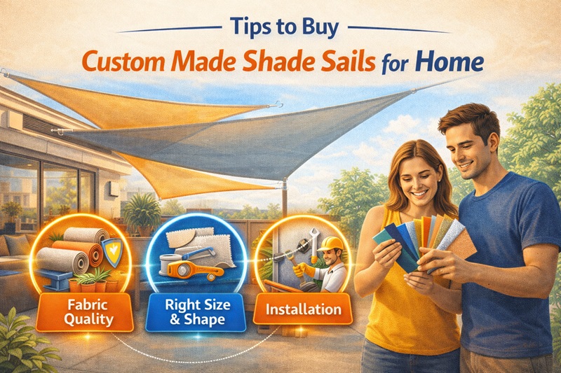 Buy Custom Made Shade Sails for Home