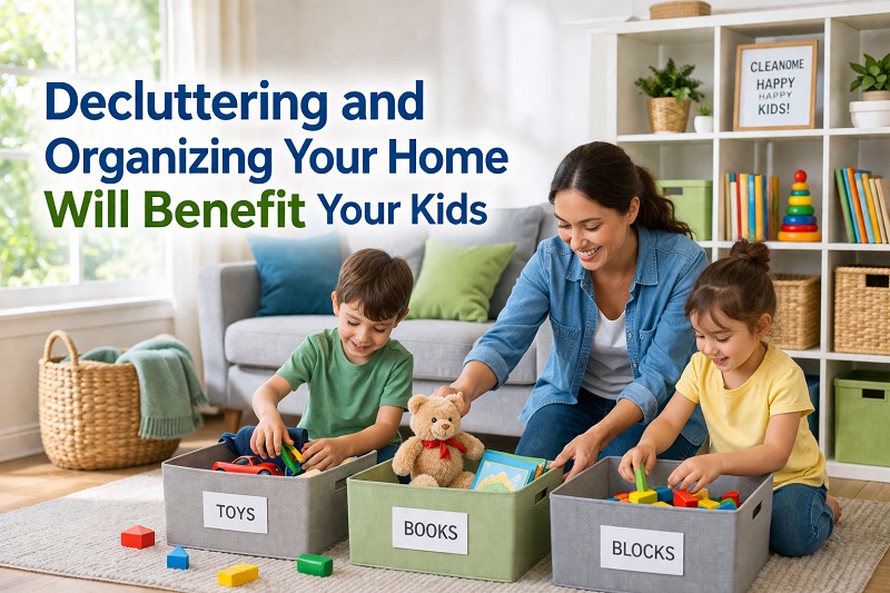 Organizing Your Home Will Benefit Your Kids