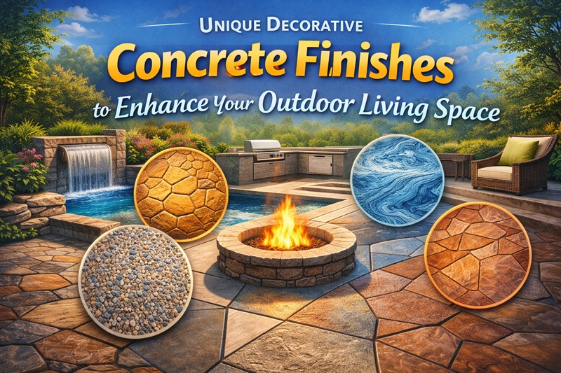 Unique Decorative Concrete Finishes