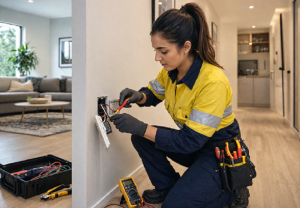 hiring a professional electrician for your home